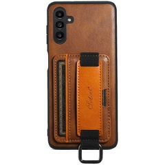 Шкіряний чохол Wallet case and straps для Samsung Galaxy A14 4G/5G, Коричневый / Brown