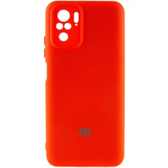 Чехол Silicone Cover My Color Full Camera (A) для Xiaomi Redmi Note 10 / Note 10s Красный / Red