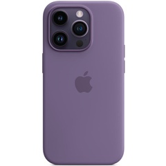 Чохол Silicone case (AAA) full with Magsafe для Apple iPhone 14 Pro (6.1"), Фиолетовый / Iris