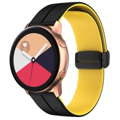 Силиконовый ремешок Classy для Smart Watch 20mm Black / Yellow