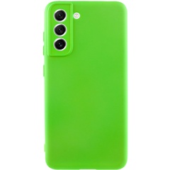 Чохол Silicone Cover Lakshmi Full Camera (A) для Samsung Galaxy S22, Салатовый / Neon green