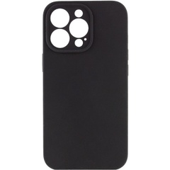 Чехол Silicone Case Full Camera Protective (AA) NO LOGO для Apple iPhone 15 Pro Max (6.7") Черный / Black