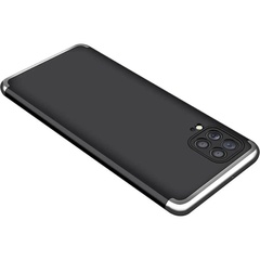 Пластиковая накладка GKK LikGus 360 градусов (opp) для Samsung Galaxy M62 Черный / Серебряный