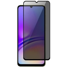Захисне скло Privacy 5D (full glue) для Samsung Galaxy A05, Чорний