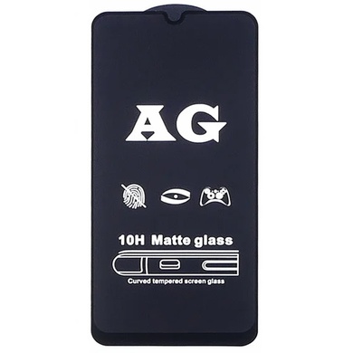 Защитное стекло 2.5D CP+ (full glue) Matte для Samsung Galaxy A13 4G / A23 4G Черный