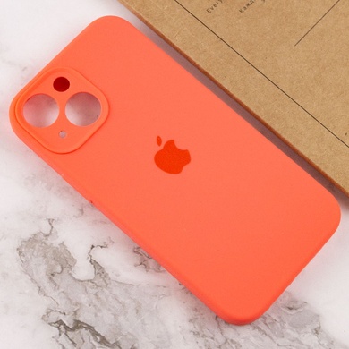 Чохол Silicone Case Full Camera Protective (AA) для Apple iPhone 14 Plus (6.7"), Оранжевый / Pink citrus
