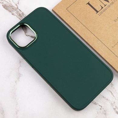 TPU чехол Bonbon Metal Style для Apple iPhone 12 Pro / 12 (6.1") Зеленый / Pine green