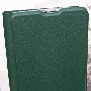 Шкіряний чохол книжка GETMAN Elegant (PU) для Motorola Moto E40, Зелений