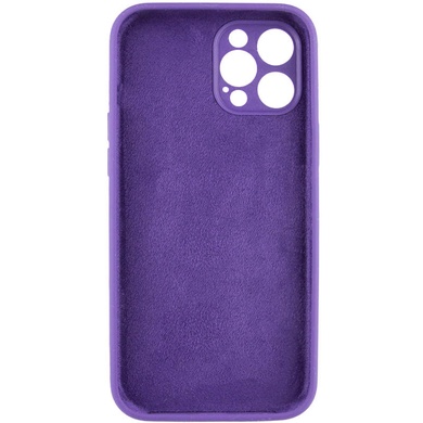 Чохол Silicone Case Full Camera Protective (AA) NO LOGO для Apple iPhone 15 Pro (6.1"), Фіолетовий / Amethyst