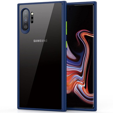 TPU+PC чехол LikGus Maxshield для Samsung Galaxy Note 10 Plus Синий