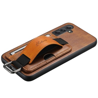 Шкіряний чохол Wallet case and straps для Samsung Galaxy A14 4G/5G, Коричневый / Brown