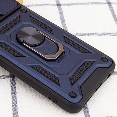 Ударопрочный чехол Camshield Serge Ring для Xiaomi Redmi A1+ / Poco C50 / A2+ Синий