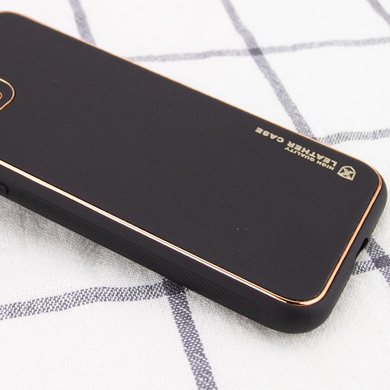 Кожаный чехол Xshield для Apple iPhone 14 Plus (6.7") Черный / Black