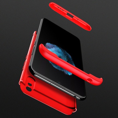 Пластикова накладка GKK LikGus 360 градусів (opp) для Xiaomi Redmi 9A, Черный / Красный