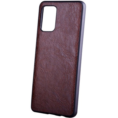 Кожаный чехол PU Retro classic для Samsung Galaxy S20+ Темно-коричневый