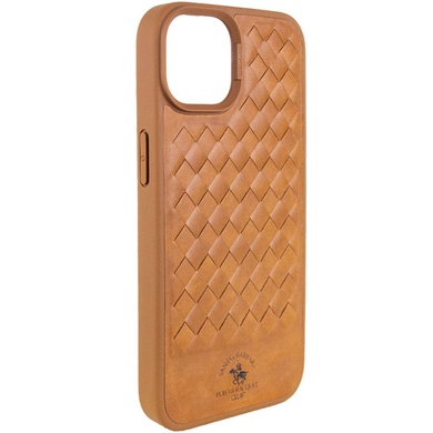 Кожаный чехол Polo Santa Barbara для Apple iPhone 15 Plus (6.7") Brown