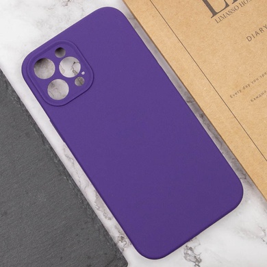 Чохол Silicone Case Full Camera Protective (AA) NO LOGO для Apple iPhone 15 Pro (6.1"), Фіолетовий / Amethyst