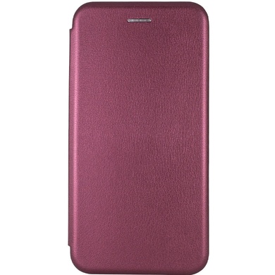 Кожаный чехол (книжка) Classy для Samsung Galaxy A21s Бордовый