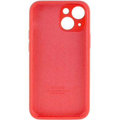Чехол Silicone Case Full Camera Protective (AA) для Apple iPhone 14 Plus (6.7") Оранжевый / Pink citrus
