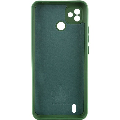 Чехол Silicone Cover Lakshmi Full Camera (A) для TECNO POP 5 Зеленый / Dark green
