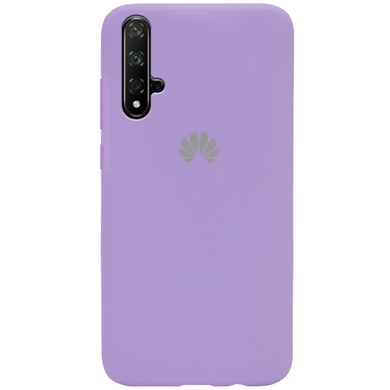 Чехол Silicone Cover Full Protective (AA) для Huawei Honor 20 / Nova 5T Сиреневый / Lilac