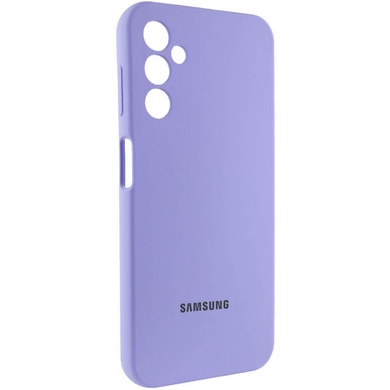 Чохол Silicone Cover Lakshmi Full Camera (AAA) with Logo для Samsung Galaxy A24 4G, Бузковий / Dasheen