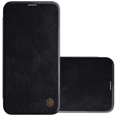 Кожаный чехол (книжка) Nillkin Qin Series для Samsung Galaxy M51 Черный