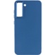 TPU чохол Bonbon Metal Style для Samsung Galaxy S24+, Синий / Denim Blue