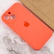 Чехол Silicone Case Full Camera Protective (AA) для Apple iPhone 14 Plus (6.7") Оранжевый / Pink citrus