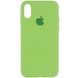 Чохол Silicone Case Full Protective (AA) для Apple iPhone XS Max (6.5 "), М'ятний / Mint