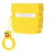 Силиконовый футляр с кольцом SpongeBob для наушников AirPods Pro Sponge Bob / Желтый