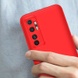 Пластиковая накладка GKK LikGus 360 градусов (opp) для Xiaomi Mi Note 10 Lite Красный