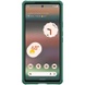 Карбонова накладка Nillkin Camshield (шторка на камеру) для Google Pixel 6a, Зелений / Dark Green