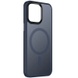 TPU+PC чехол Metal Buttons with MagSafe Colorful для Apple iPhone 13 (6.1") Синий