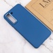 TPU чехол Bonbon Metal Style для Samsung Galaxy S24+ Синий / Denim Blue
