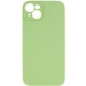 Чехол Silicone Case Full Camera Protective (AA) NO LOGO для Apple iPhone 15 Plus (6.7") Мятный / Mint