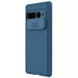 Карбоновая накладка Nillkin Camshield (шторка на камеру) для Google Pixel 7 Pro Синий / Blue
