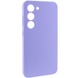 Чохол Silicone Cover Lakshmi Full Camera (AAA) для Samsung Galaxy S24 FE, Бузковий / Dasheen