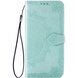 Кожаный чехол (книжка) Art Case с визитницей для Oppo A74 4G Бирюзовый