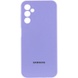 Чохол Silicone Cover Lakshmi Full Camera (AAA) with Logo для Samsung Galaxy A24 4G, Бузковий / Dasheen