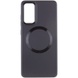 TPU чехол Bonbon Metal Style with MagSafe для Samsung Galaxy S23 Черный / Black