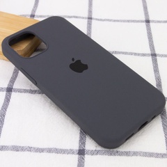 Чохол Silicone Case Full Protective (AA) для Apple iPhone 15 Pro (6.1"), Серый / Dark Grey