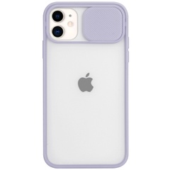 Чехол Camshield mate TPU со шторкой для камеры для Apple iPhone 12 mini (5.4") Сиреневый
