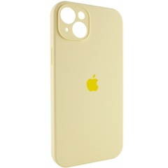 Чохол Silicone Case Full Camera Protective (AA) для Apple iPhone 13 (6.1 "), Жовтий / Mellow Yellow