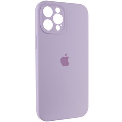 Чехол Silicone Case Full Camera Protective (AA) для Apple iPhone 12 Pro (6.1") Сиреневый / Lilac