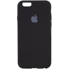 Чехол Silicone Case Full Protective (AA) для Apple iPhone 7 / 8 / SE (2020) (4.7") Черный / Black