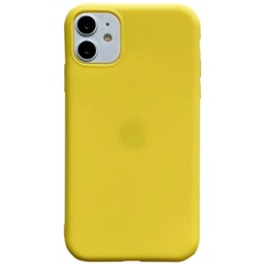 Силиконовый чехол Candy для Apple iPhone 11 (6.1") Желтый