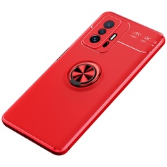 TPU чехол Deen ColorRing под магнитный держатель (opp) для Xiaomi Redmi Note 12 Pro, Красный / Красный