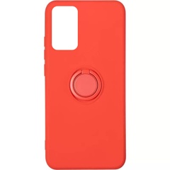 Чехол TPU Candy Ring для Samsung Galaxy A02s Красный / Red