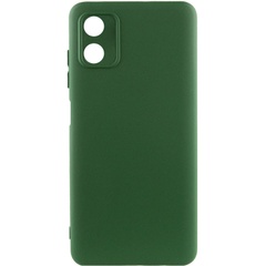 Чехол Silicone Cover Lakshmi Full Camera (A) для Motorola Moto G04 Зеленый / Dark green